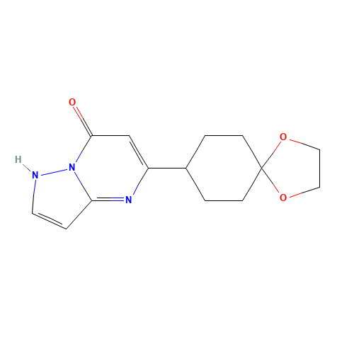 5-(1,4-dioxaspiro[4.5]decan-8-yl)-1H-pyrazolo[1,5-a]pyrimidin-7-one (CAS: 1251731-44-8) - Related Chemical Product