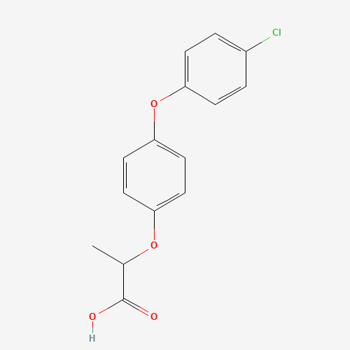 2-[4-(4-chlorophenoxy)phenoxy]propanoic acid (CAS: 26129-32-8) - Related Chemical Product