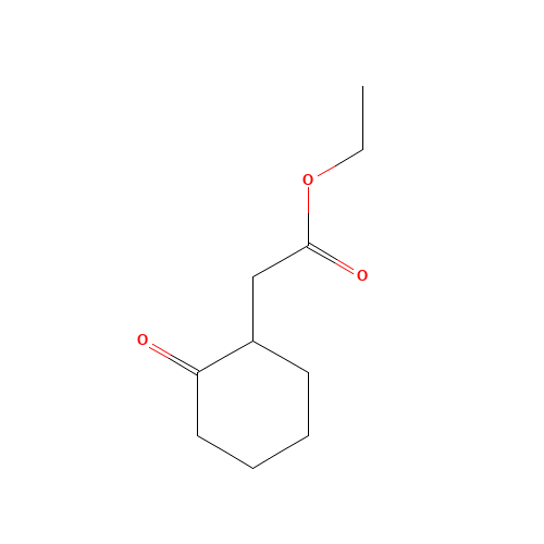 ethyl 2-(2-oxocyclohexyl)acetate (CAS: 24731-17-7) - Chemical Structure and Molecular Formula 