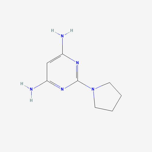 2-pyrrolidin-1-ylpyrimidine-4,6-diamine (CAS: 104990-33-2) - Related Chemical Product
