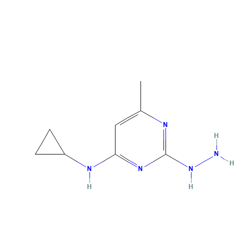 N-cyclopropyl-2-hydrazinyl-6-methylpyrimidin-4-amine (CAS: 1372813-28-9) - Related Chemical Product