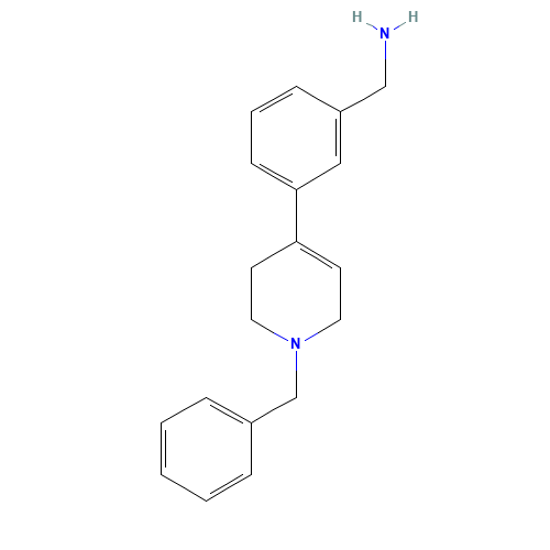 [3-(1-benzyl-3,6-dihydro-2H-pyridin-4-yl)phenyl]methanamine (CAS: 864069-23-8) - Related Chemical Product