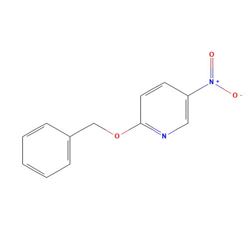 5-nitro-2-phenylmethoxypyridine (CAS: 75926-54-4) - Chemical Structure and Molecular Formula 