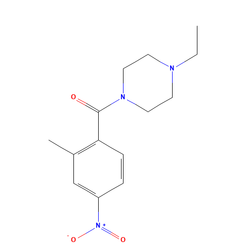 (4-ethylpiperazin-1-yl)-(2-methyl-4-nitrophenyl)methanone (CAS: 853297-53-7) - Related Chemical Product