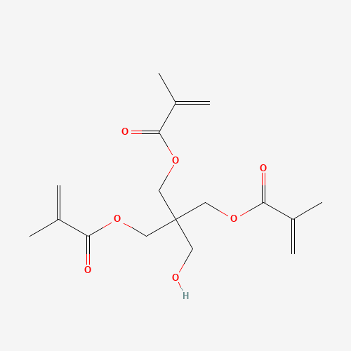 [2-(hydroxymethyl)-3-(2-methylprop-2-enoyloxy)-2-(2-methylprop-2-enoyloxymethyl)propyl] 2-methylprop-2-enoate (CAS: 3524-66-1) - Related Chemical Product