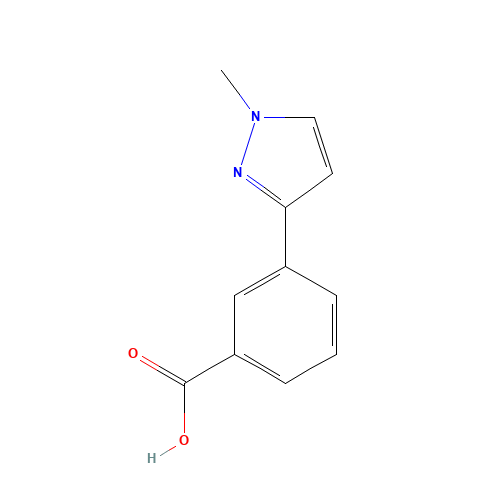 3-(1-methylpyrazol-3-yl)benzoic acid (CAS: 906352-85-0) - Related Chemical Product