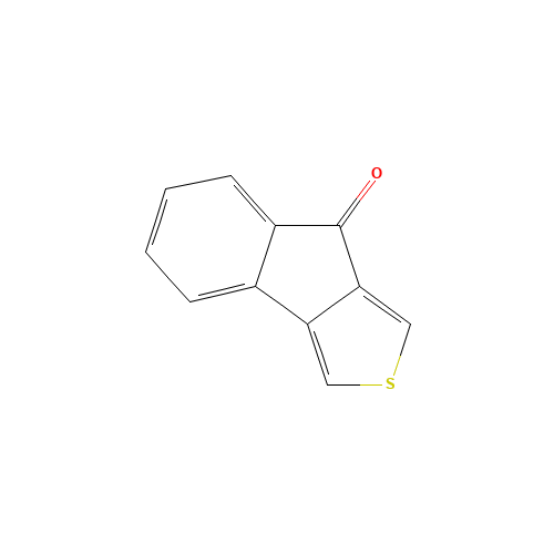 indeno[1,2-c]thiophen-4-one (CAS: 23062-43-3) - Chemical Structure and Molecular Formula 