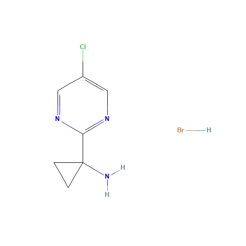 1-(5-chloropyrimidin-2-yl)cyclopropan-1-amine;hydrobromide (CAS: 1422356-98-6) - Related Chemical Product