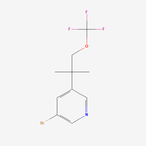 3-bromo-5-[2-methyl-1-(trifluoromethoxy)propan-2-yl]pyridine (CAS: 1404367-36-7) - Related Chemical Product