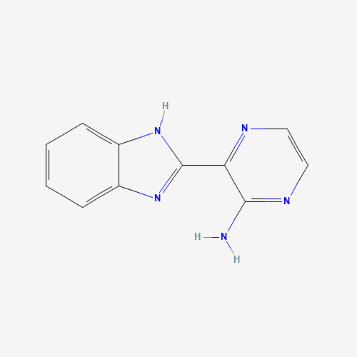 3-(1H-benzimidazol-2-yl)pyrazin-2-amine (CAS: 581081-27-8) - Related Chemical Product