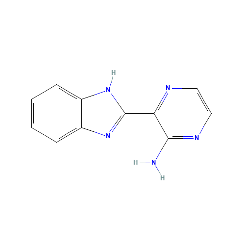 3-(1H-benzimidazol-2-yl)pyrazin-2-amine (CAS: 581081-27-8) - Related Chemical Product