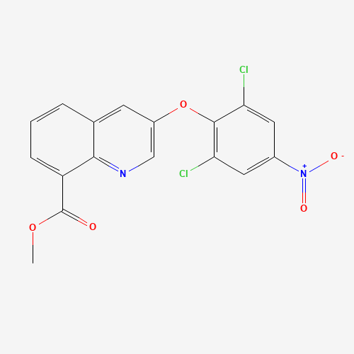 methyl 3-(2,6-dichloro-4-nitrophenoxy)quinoline-8-carboxylate (CAS: 315228-52-5) - Related Chemical Product