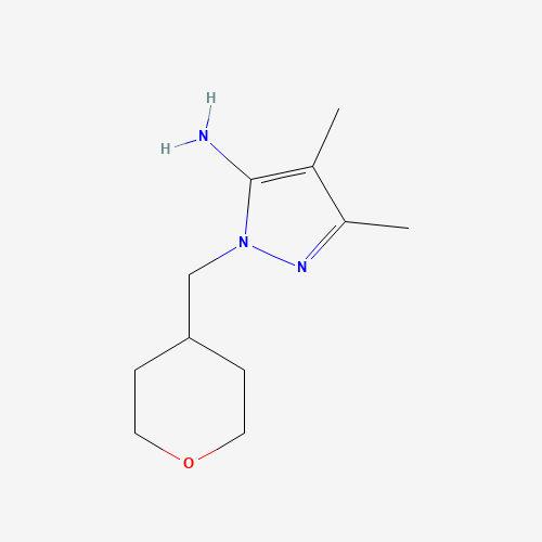 4,5-dimethyl-2-(oxan-4-ylmethyl)pyrazol-3-amine (CAS: 1335140-87-8) - Related Chemical Product