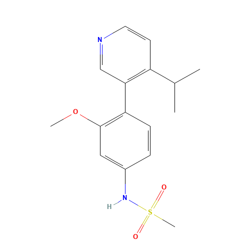 N-[3-methoxy-4-(4-propan-2-ylpyridin-3-yl)phenyl]methanesulfonamide (CAS: 1357094-36-0) - Related Chemical Product