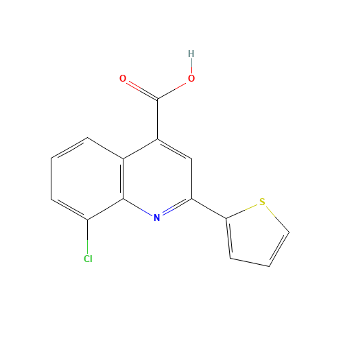 8-chloro-2-thiophen-2-ylquinoline-4-carboxylic acid (CAS: 52413-56-6) - Related Chemical Product