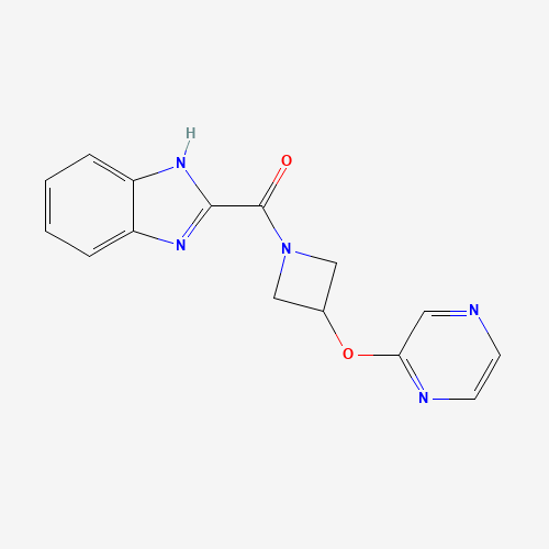 1H-benzimidazol-2-yl-(3-pyrazin-2-yloxyazetidin-1-yl)methanone (CAS: 1350605-92-3) - Related Chemical Product