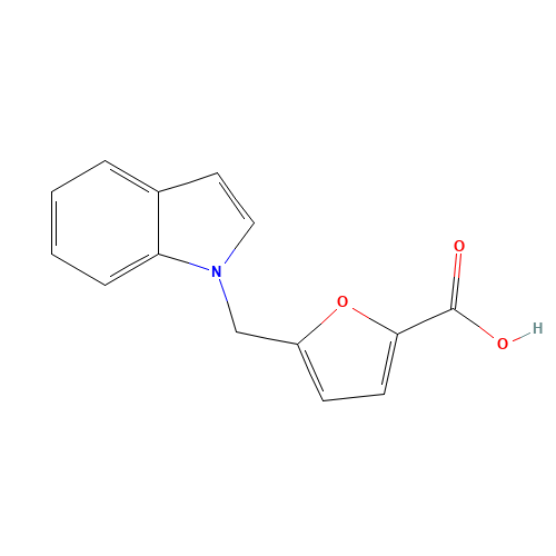 5-(indol-1-ylmethyl)furan-2-carboxylic acid (CAS: 876881-48-0) - Related Chemical Product