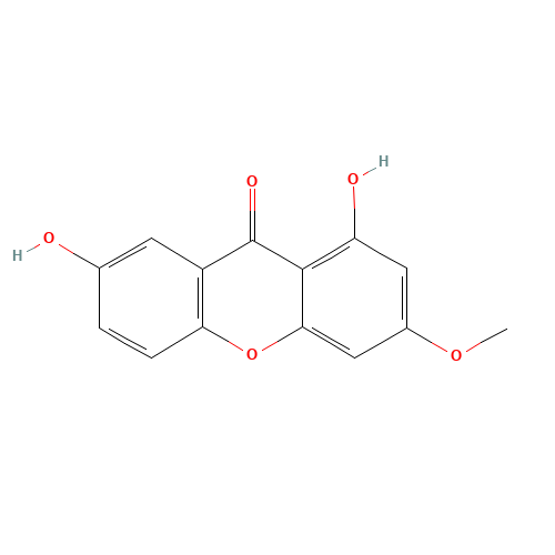 1,7-dihydroxy-3-methoxyxanthen-9-one (CAS: 437-50-3) - Related Chemical Product