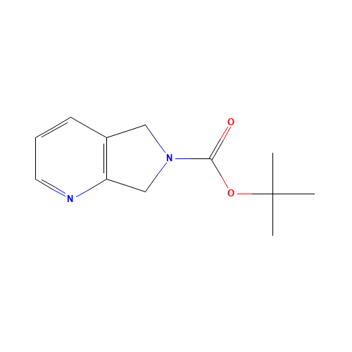 tert-butyl 5,7-dihydropyrrolo[3,4-b]pyridine-6-carboxylate (CAS: 1059172-92-7) - Chemical Structure and Molecular Formula 
