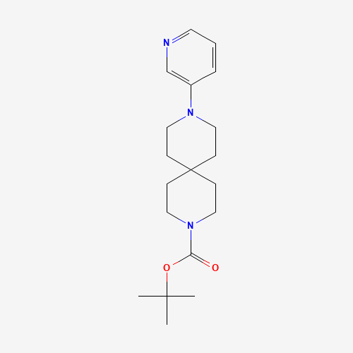 tert-butyl 9-pyridin-3-yl-3,9-diazaspiro[5.5]undecane-3-carboxylate (CAS: 1246508-50-8) - Related Chemical Product