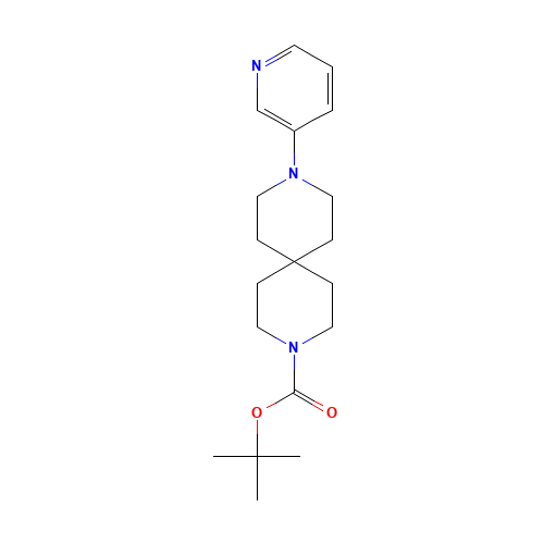 tert-butyl 9-pyridin-3-yl-3,9-diazaspiro[5.5]undecane-3-carboxylate (CAS: 1246508-50-8) - Related Chemical Product