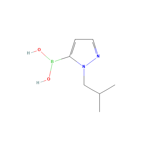 [2-(2-methylpropyl)pyrazol-3-yl]boronic acid (CAS: 847818-64-8) - Related Chemical Product