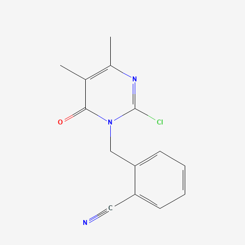 2-[(2-chloro-4,5-dimethyl-6-oxopyrimidin-1-yl)methyl]benzonitrile (CAS: 844843-50-1) - Related Chemical Product