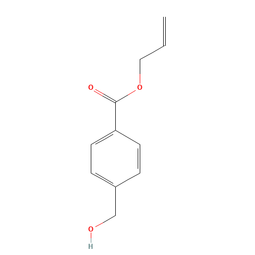 prop-2-enyl 4-(hydroxymethyl)benzoate (CAS: 142650-56-4) - Chemical Structure and Molecular Formula 