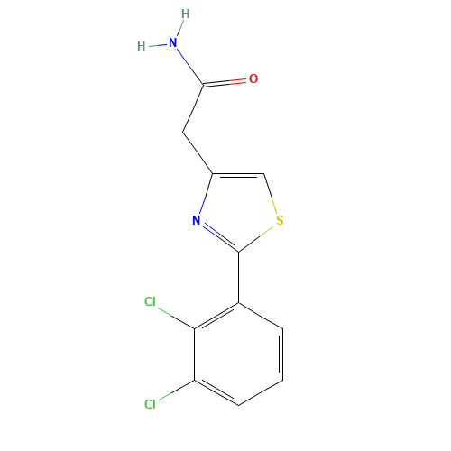 2-[2-(2,3-dichlorophenyl)-1,3-thiazol-4-yl]acetamide (CAS: 78743-10-9) - Related Chemical Product