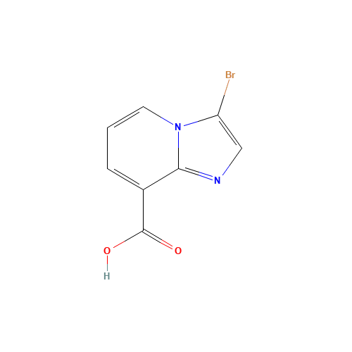 3-bromoimidazo[1,2-a]pyridine-8-carboxylic acid (CAS: 1116691-26-9) - Related Chemical Product