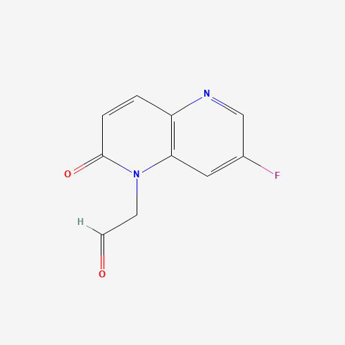 2-(7-fluoro-2-oxo-1,5-naphthyridin-1-yl)acetaldehyde (CAS: 959615-66-8) - Related Chemical Product