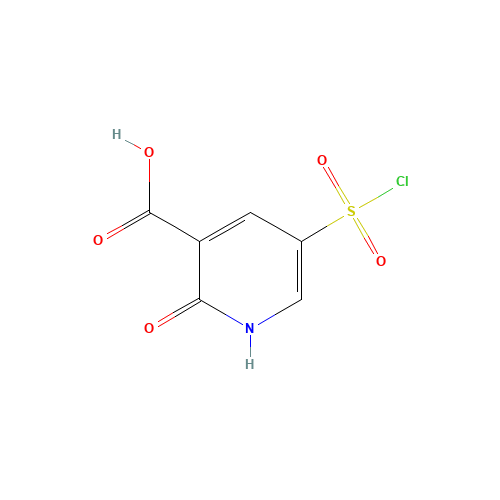 5-chlorosulfonyl-2-oxo-1H-pyridine-3-carboxylic acid (CAS: 716359-14-7) - Related Chemical Product