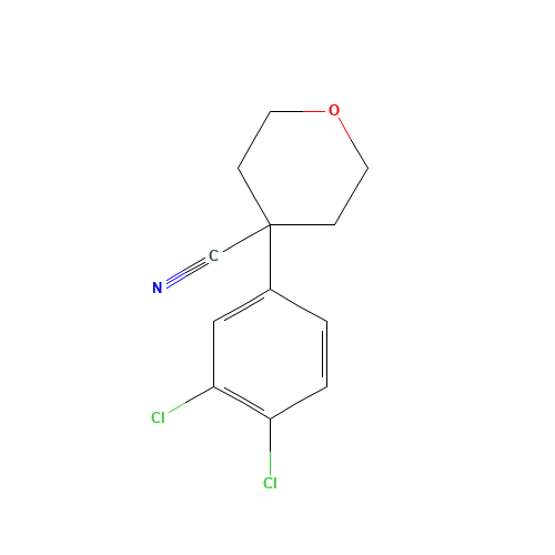 4-(3,4-dichlorophenyl)oxane-4-carbonitrile (CAS: 1035262-24-8) - Related Chemical Product