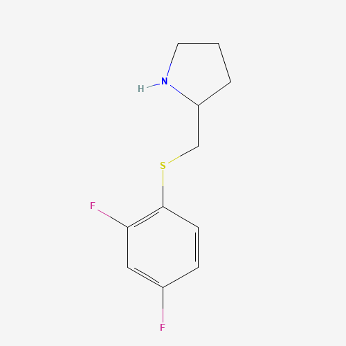 2-[(2,4-difluorophenyl)sulfanylmethyl]pyrrolidine (CAS: 1250094-51-9) - Related Chemical Product