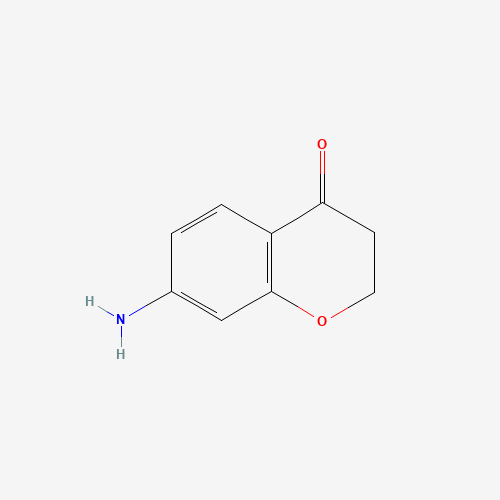 7-amino-2,3-dihydrochromen-4-one (CAS: 103440-75-1) - Chemical Structure and Molecular Formula 