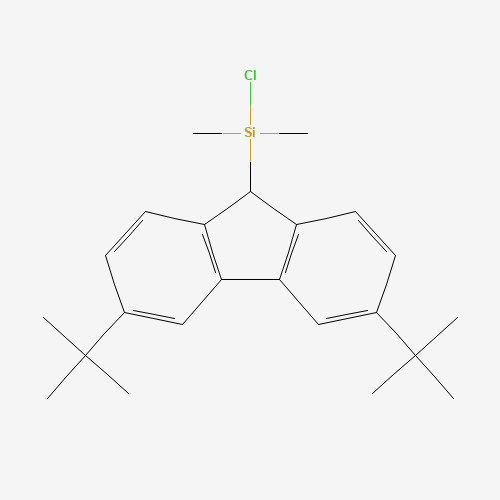 chloro-(3,6-ditert-butyl-9H-fluoren-9-yl)-dimethylsilane (CAS: 329722-47-6) - Related Chemical Product