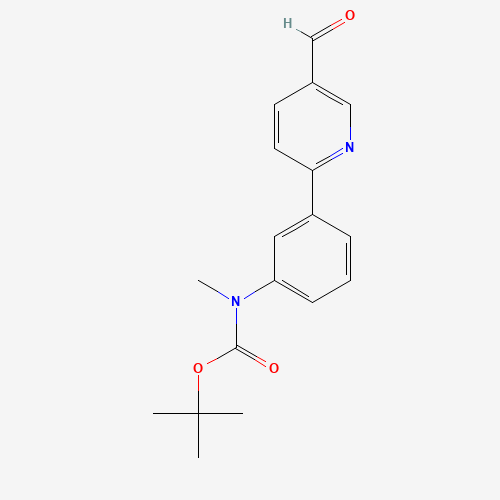 tert-butyl N-[[3-(5-formylpyridin-2-yl)phenyl]methyl]carbamate (CAS: 817618-56-7) - Related Chemical Product