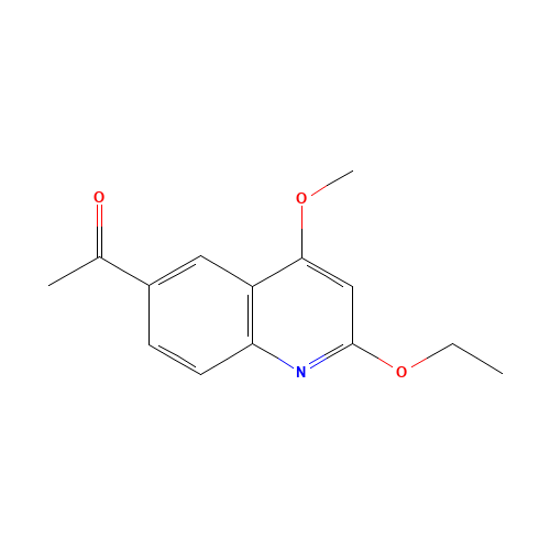 1-(2-ethoxy-4-methoxyquinolin-6-yl)ethanone (CAS: 83938-91-4) - Related Chemical Product