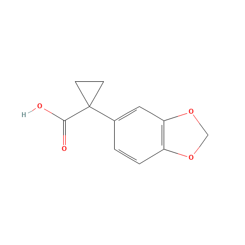 1-(1,3-benzodioxol-5-yl)cyclopropane-1-carboxylic acid (CAS: 862574-89-8) - Related Chemical Product