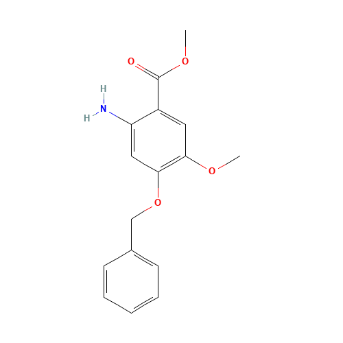 methyl 2-amino-5-methoxy-4-phenylmethoxybenzoate (CAS: 61032-42-6) - Related Chemical Product