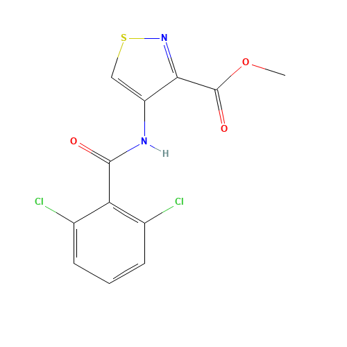 methyl 4-[(2,6-dichlorobenzoyl)amino]-1,2-thiazole-3-carboxylate (CAS: 874288-79-6) - Related Chemical Product