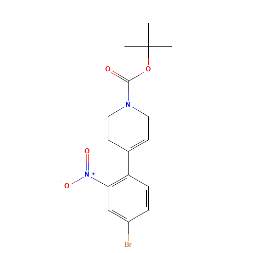 tert-butyl 4-(4-bromo-2-nitrophenyl)-3,6-dihydro-2H-pyridine-1-carboxylate (CAS: 1534378-19-2) - Related Chemical Product