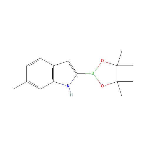 6-methyl-2-(4,4,5,5-tetramethyl-1,3,2-dioxaborolan-2-yl)-1H-indole (CAS: 912332-45-7) - Related Chemical Product