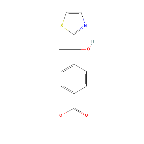 methyl 4-[1-hydroxy-1-(1,3-thiazol-2-yl)ethyl]benzoate (CAS: 1312536-28-9) - Related Chemical Product