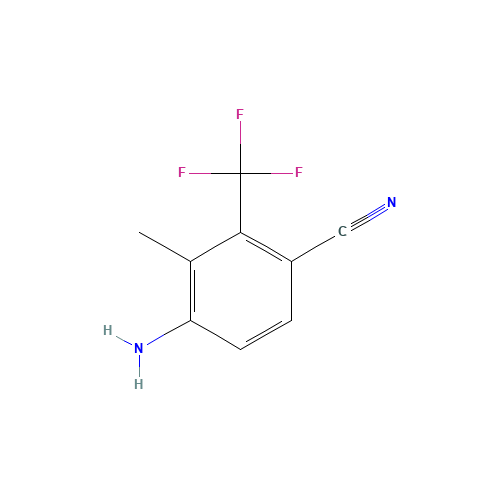 4-amino-3-methyl-2-(trifluoromethyl)benzonitrile (CAS: 573764-86-0) - Related Chemical Product