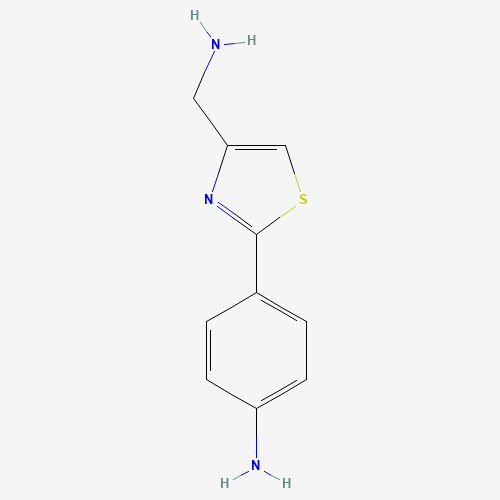 4-[4-(aminomethyl)-1,3-thiazol-2-yl]aniline (CAS: 885280-72-8) - Related Chemical Product