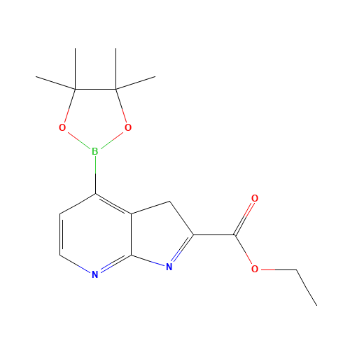 ethyl 4-(4,4,5,5-tetramethyl-1,3,2-dioxaborolan-2-yl)-3H-pyrrolo[2,3-b]pyridine-2-carboxylate (CAS: 943322-02-9) - Related Chemical Product