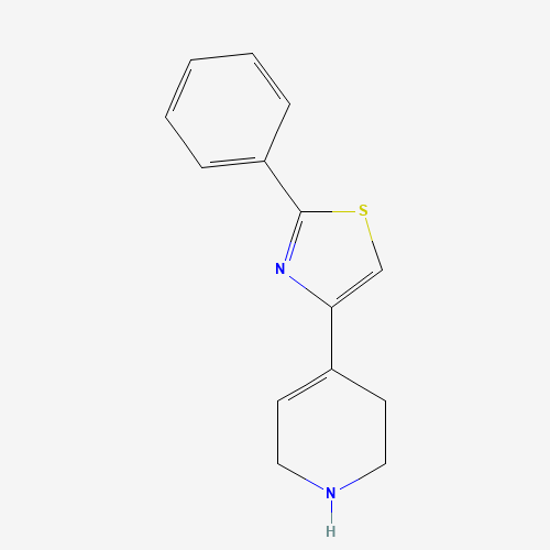 2-phenyl-4-(1,2,3,6-tetrahydropyridin-4-yl)-1,3-thiazole (CAS: 1332301-86-6) - Related Chemical Product