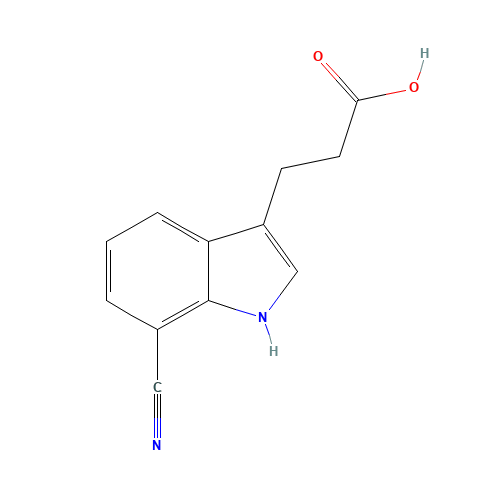 3-(7-cyano-1H-indol-3-yl)propanoic acid (CAS: 1223748-52-4) - Related Chemical Product