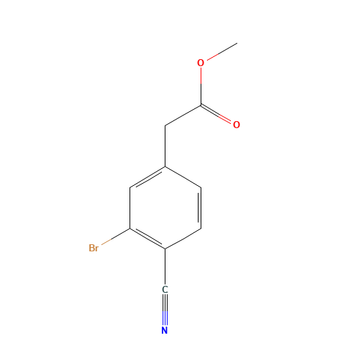 methyl 2-(3-bromo-4-cyanophenyl)acetate (CAS: 1237118-67-0) - Related Chemical Product